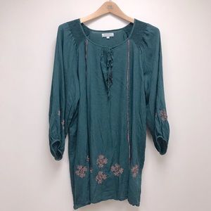 Teal Tunic Top